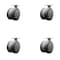 Service Caster 3'' Gray Heavy Duty Floor Safe Twin Wheel Casters Top Plate , 4PK SCC-TP02S75-TPR-GRY-4 - alternate 1